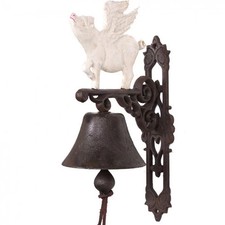 Cloche de porte en fonte