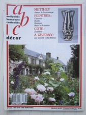 ABC décor N° 267 1988 /Metthey,céramique/peintres:Charreton,Bonfils,Watrigant