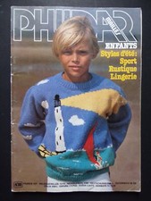§ catalogue ancien laine tricot PHILDAR n° 89 enfants - 1982