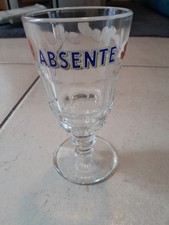 VERRE ABSINTHE - ABSENTE - 16 CM DE HAUT