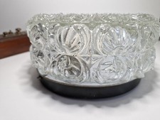 Luminaire rond / Applique / Plafonnier ancien Art déco coquillage   lumsm54