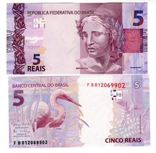 Bresil BRAZIL Billet 5 REAIS  2010 P253 CIGOGNE NEUF UNC