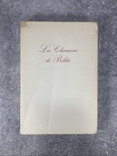 PIERRE LOUŸS. Les Chansons de Bilitis. Génia Minache. 1950. No 109/1200 sur Lana