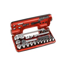 Coffret DBOX 21 pièces Cliquet étanche et douilles 1/2' 6 pans métriques FACOM -