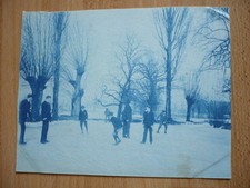 PHOTO 1900 CYANOTYPE PATIN A
