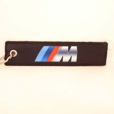 PORTE-CLES / Key-ring - BMW - M - MOTORSPORT - FLAMME - "REMOVE BEFORE FLIGHT"