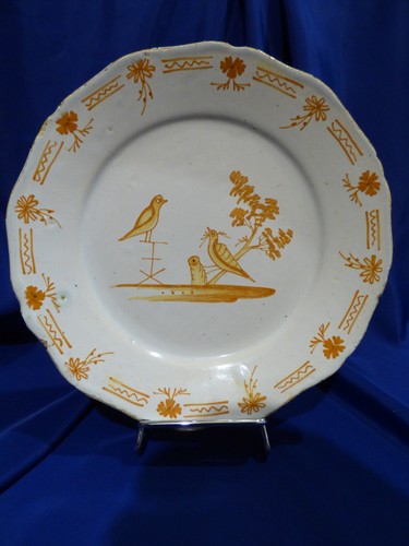 Assiette faïence haute - assiette, en
