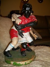 rare statuette de sportif en