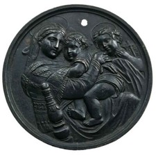 MED 2025. Médaille  Madonna Della Sedia 1820 d'après la peinture de Raphaël Sanz