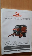 Feraboli presse balles ronde EXTREME : Notice utilisation et d'entretien 2002