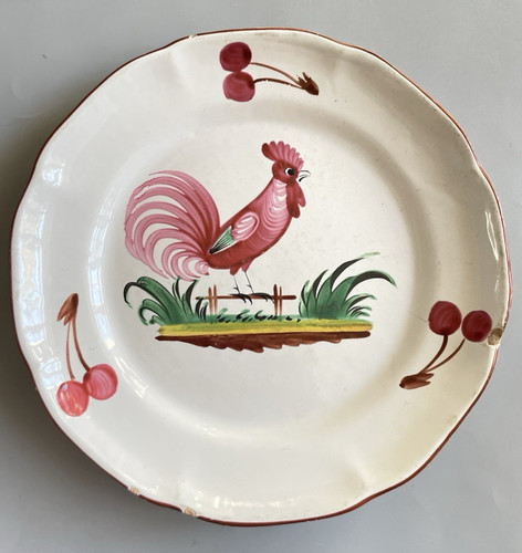 Assiette xix ème faïence - xix,