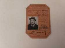 Rare  ancienne carte sncf de