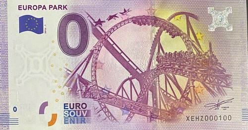 Billet euro europa - 0, park
