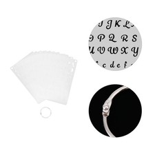 12pcs English Letter Number