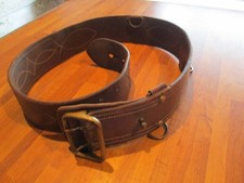 Ceinturon en cuir officier