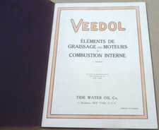 1930's VEEDOL Graissage Moteur