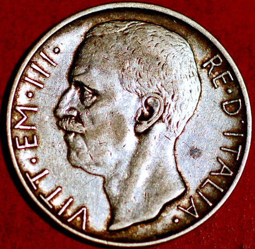 Italy lire 1927 vittorio - italy,
