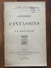 Conseils aux Fantassins pour