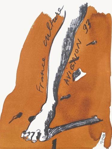 Henri cueco affiche expo - 93,