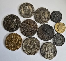 Lot De 11 Médailles, Jeton, BP, Total, Roi De France Et Antique