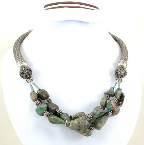 Collier naturel tibétain