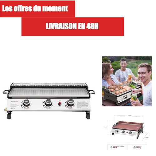 Plancha gaz portable royal - plancha,