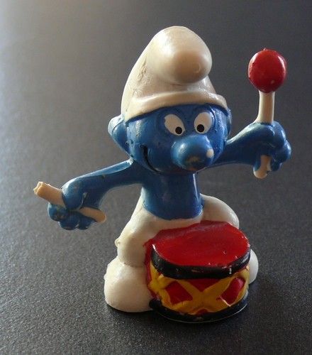 Figurine schtroumpf joueur - schtroumpf,
