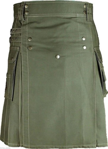 Kilt utilitaire écossais - kilt, vert