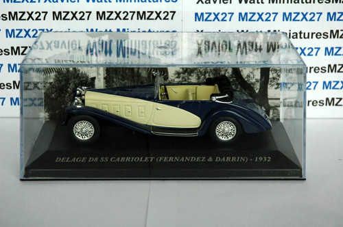 Voiture delage cabriolet - d8, ss