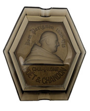 VINTAGE CENDRIER EN VERRE FUME