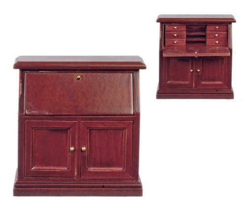 Bureau secrétaire acajou - bureau, en