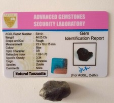 Tanzanite brute naturelle non