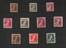 BELGIQUE LOT 10 TIMBRES