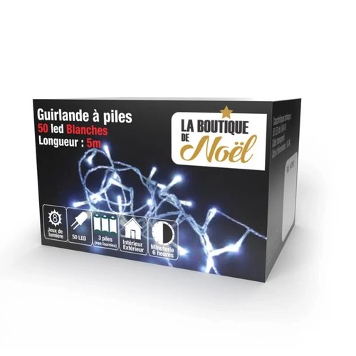 Guirlande électrique blanche - guirlande,