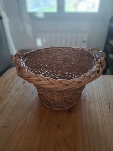 Panier osier rotin - , avec