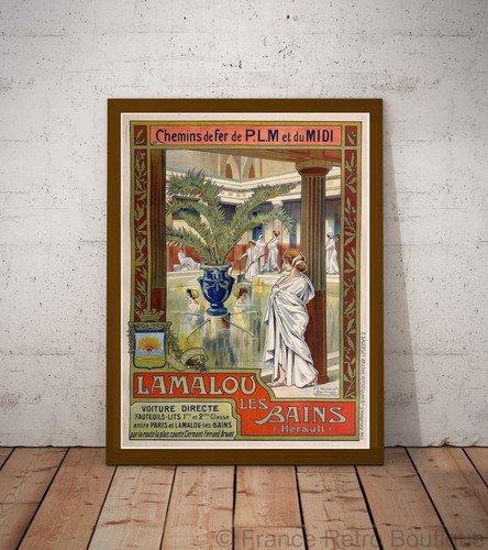 Poster affiche lamalou les - poster-affiche,