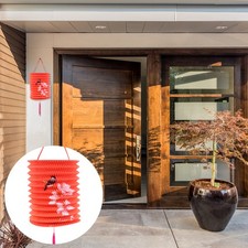  10 Pcs Lampions Chinois Lanternes Chinoises Papier Nouvel Suspendue