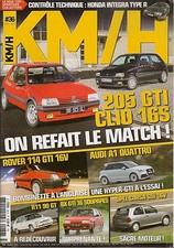 KM/H 36 BX GTI 16S CLIO 16S
