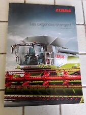 CLAAS 2011 tracteur xerion moissonneuse  presse   brochure  prospectus 