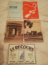Anciens Livrets Cahier D Écritures Calculs Vacances Du Maître Buvard1950