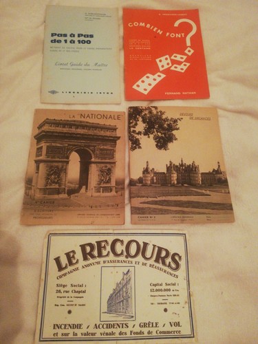Anciens livrets cahier - anciens,
