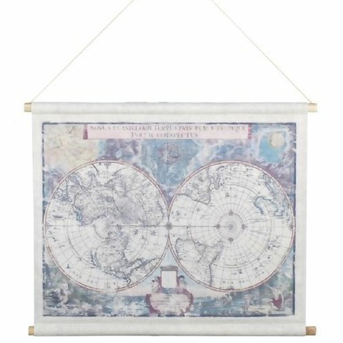 Toile déco carte - du, monde