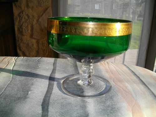 Compotier cristal ancien - cristal,