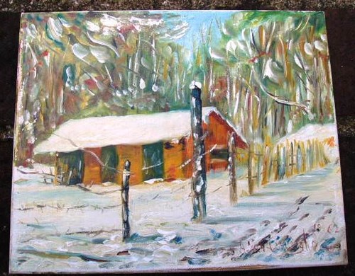 Original huile sur toile - original.,