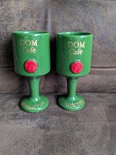 Tasse Cafe Publicitaire Dom Café Bénédictine X2 Alcool Bistrot Ceramique