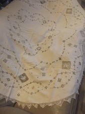 Nappe ronde ancienne fil de