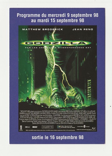 Godzilla 1998 carte postale - godzilla,