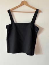 Top noir à bretelles "Guy Laroche" - Taille 42