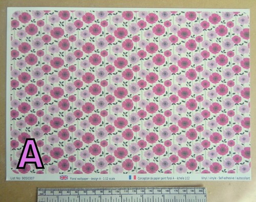 Dollhouse wallpaper floral - floral,