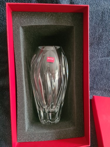 Vase cristal baccarat signé - vase,